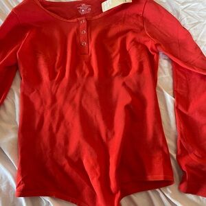 NWT Popilush red thong bodysuit 5X